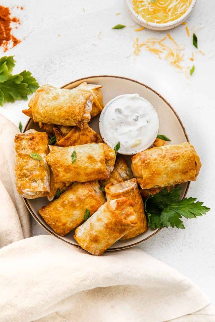 Air Fryer Southwest Egg Rolls - To Simply Inspire