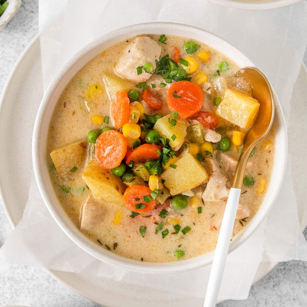 Chicken Pot Pie Soup