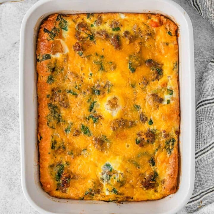 Crescent Roll Breakfast Casserole - To Simply Inspire