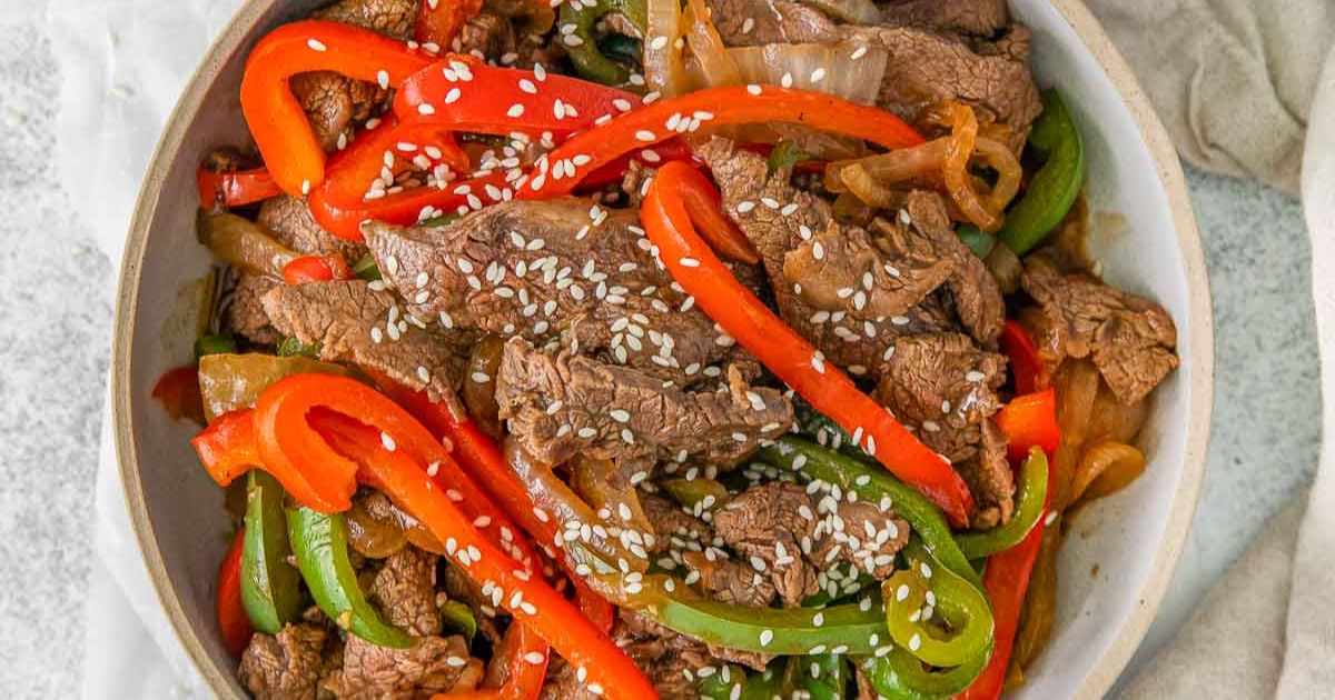 Pepper Steak Stir Fry Meal Prep Recipe – Pepper Steak Meal Prep Recipe —  Eatwell101