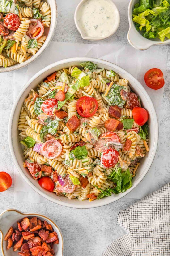 Best BLT Pasta Salad Recipe! - To Simply Inspire