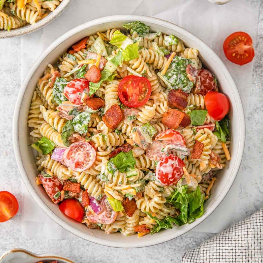 Best BLT Pasta Salad Recipe! - To Simply Inspire