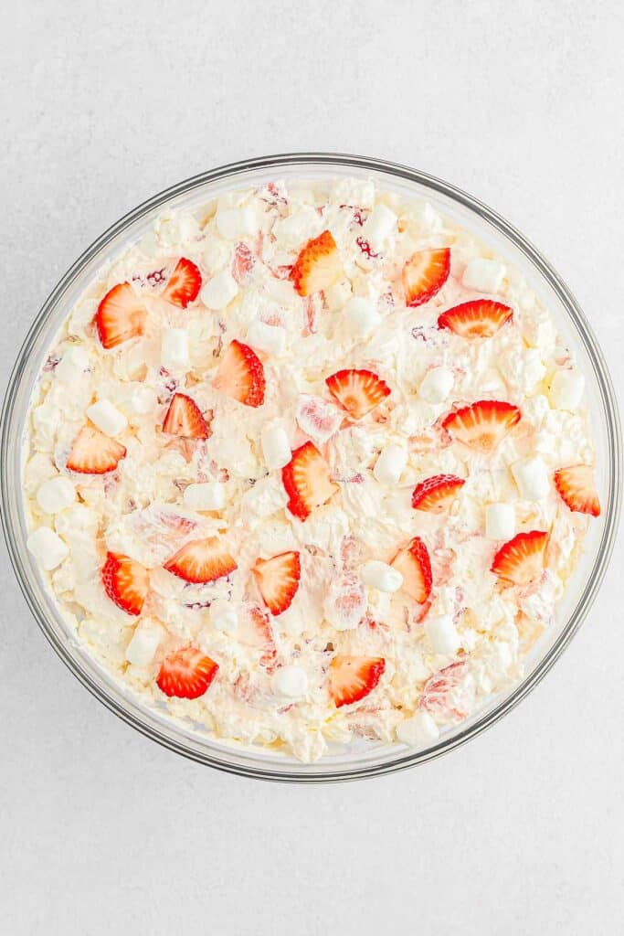 Easy Strawberry Fluff Salad - To Simply Inspire