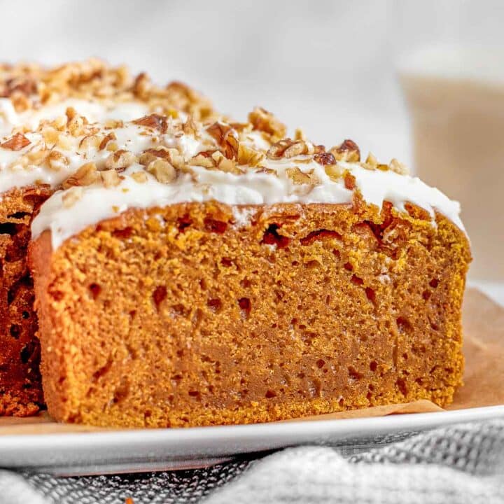 Easy Pumpkin Bread with Cream Cheese Frosting - To Simply Inspire