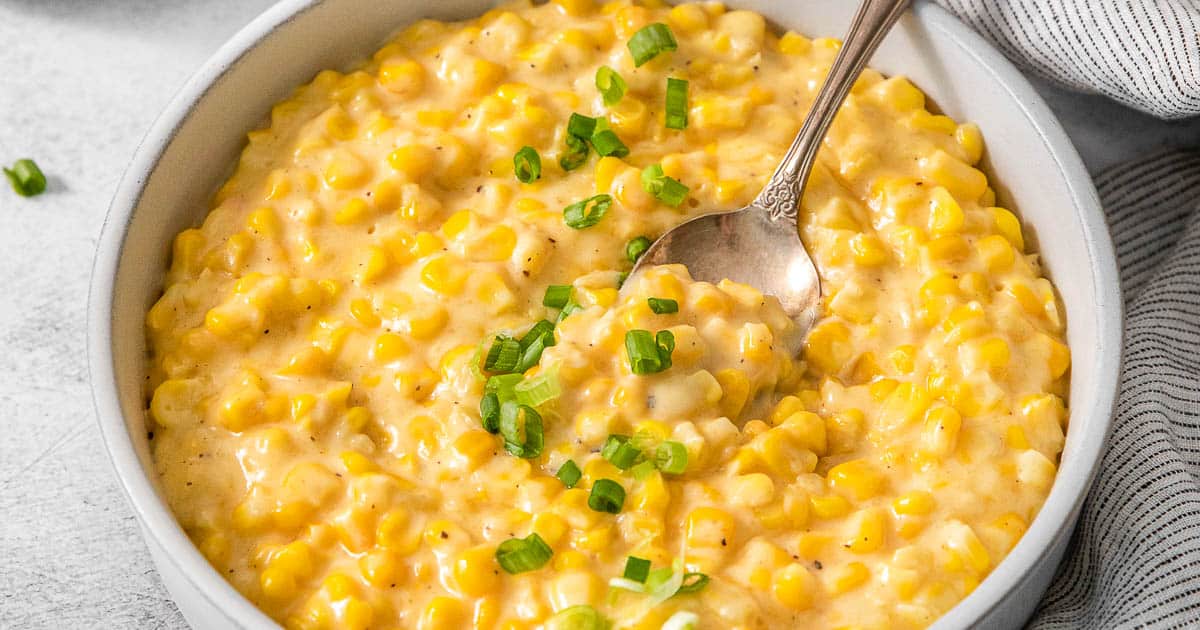 Easy Crockpot Creamed Corn - To Simply Inspire