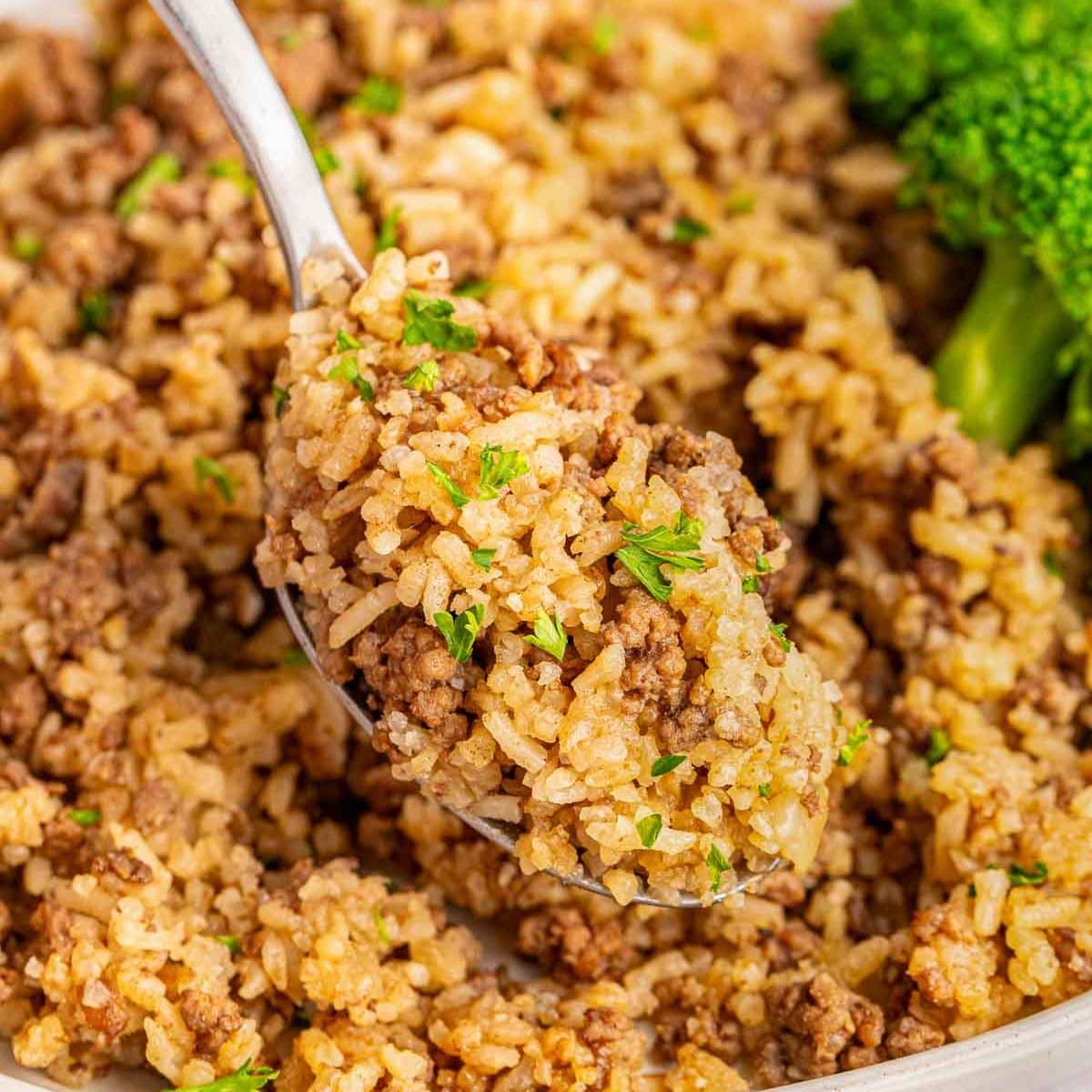 Best, Easy Hamburger Rice Casserole Recipe