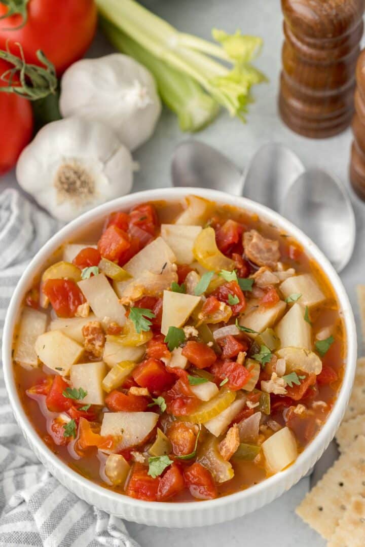 Easy Manhattan Clam Chowder Recipe - To Simply Inspire