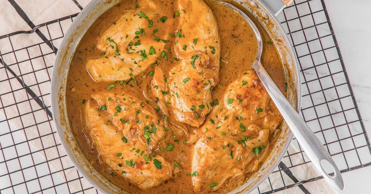 Easy Smothered Chicken Recipe - To Simply Inspire