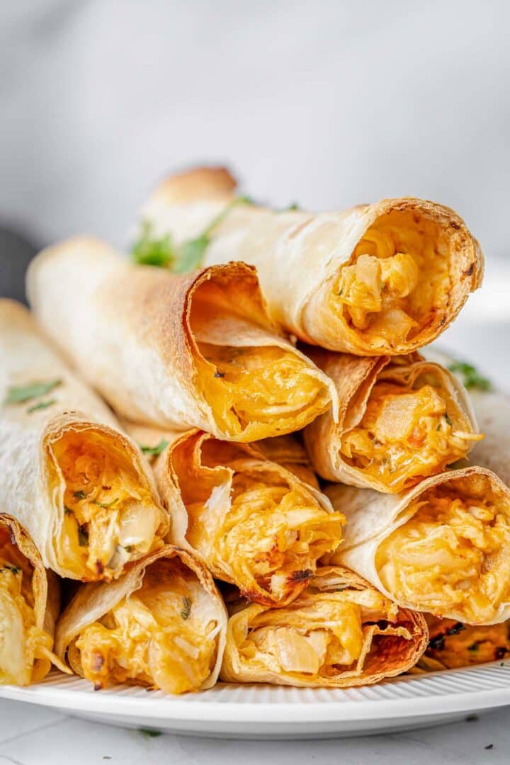 Easy Baked Chicken Taquitos - To Simply Inspire